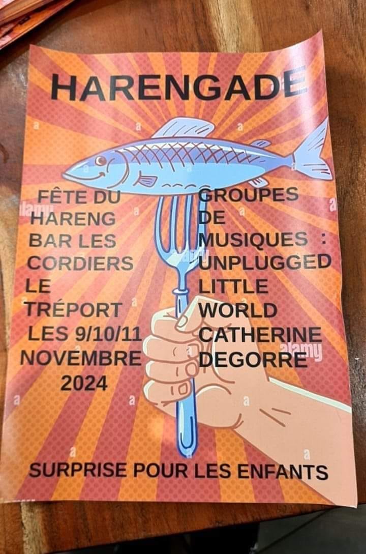 Harengade au Bar Les Cordiers Du 9 au 11 nov 2024