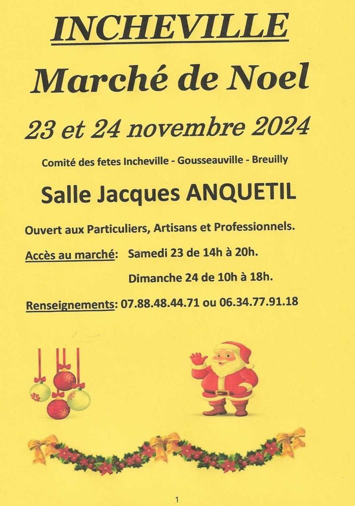 Marché de Noël Du 23 au 24 nov 2024