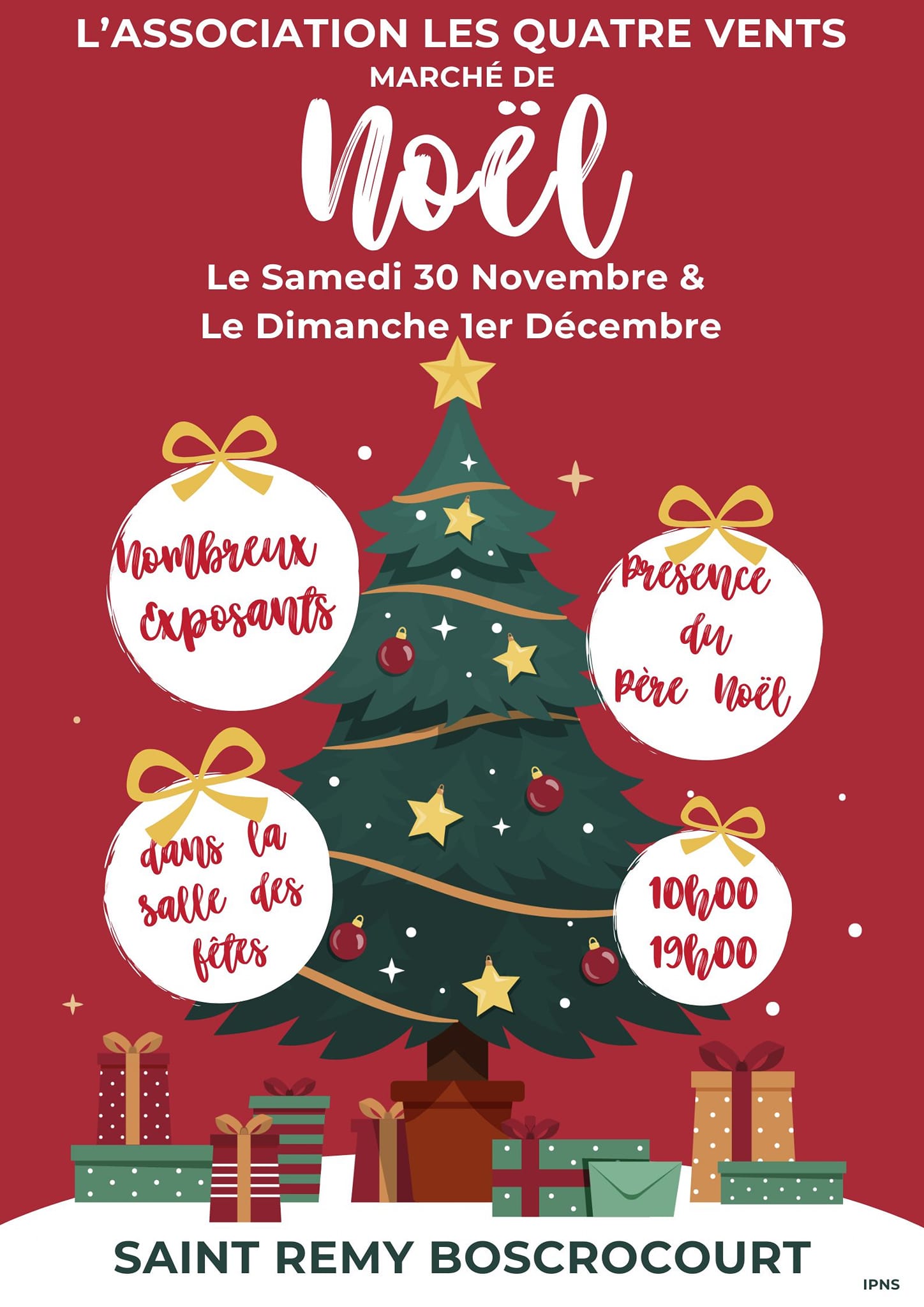 Marché de Noël Du 30 nov au 1 déc 2024