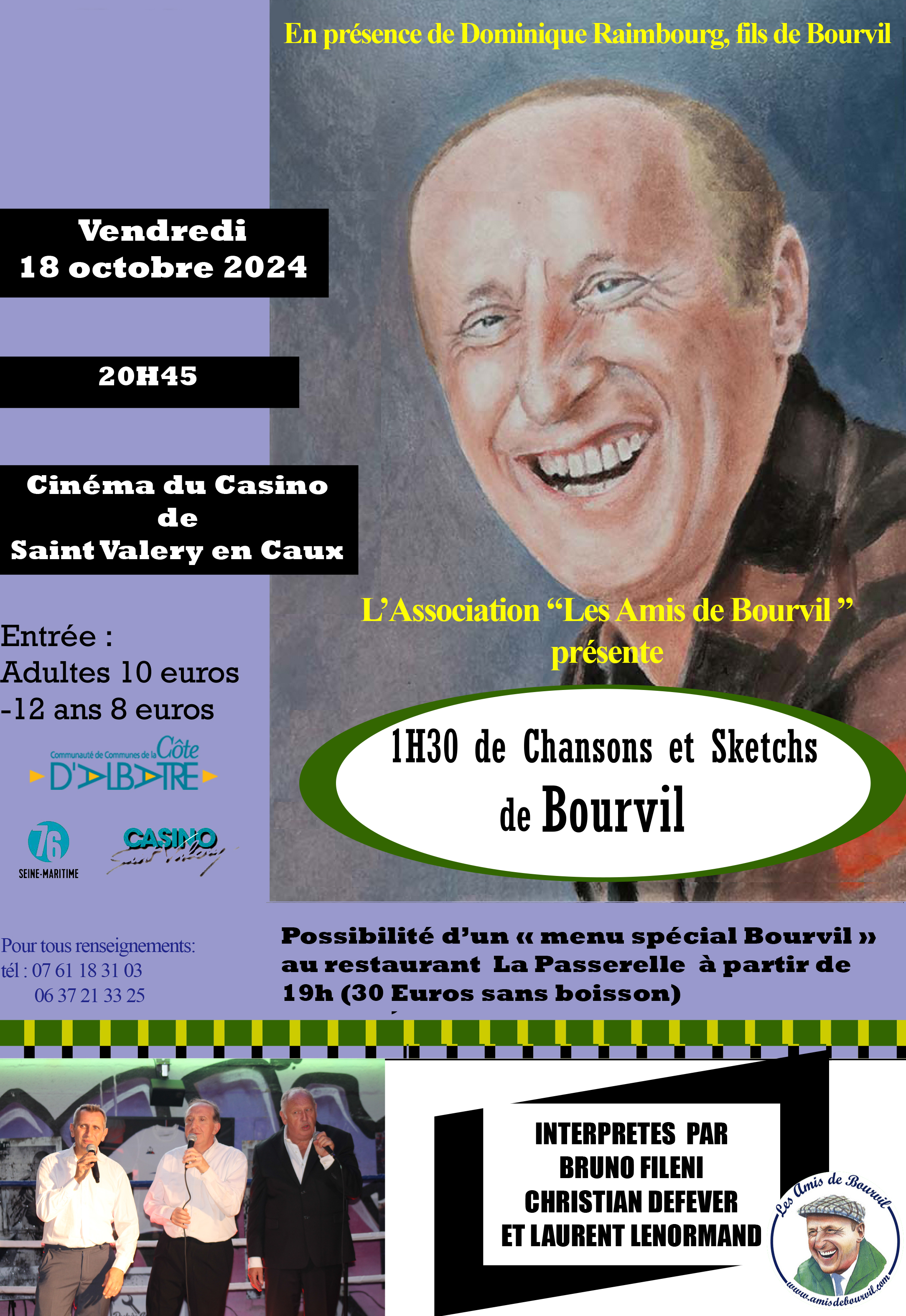 Chansons et sketchs de Bourvil