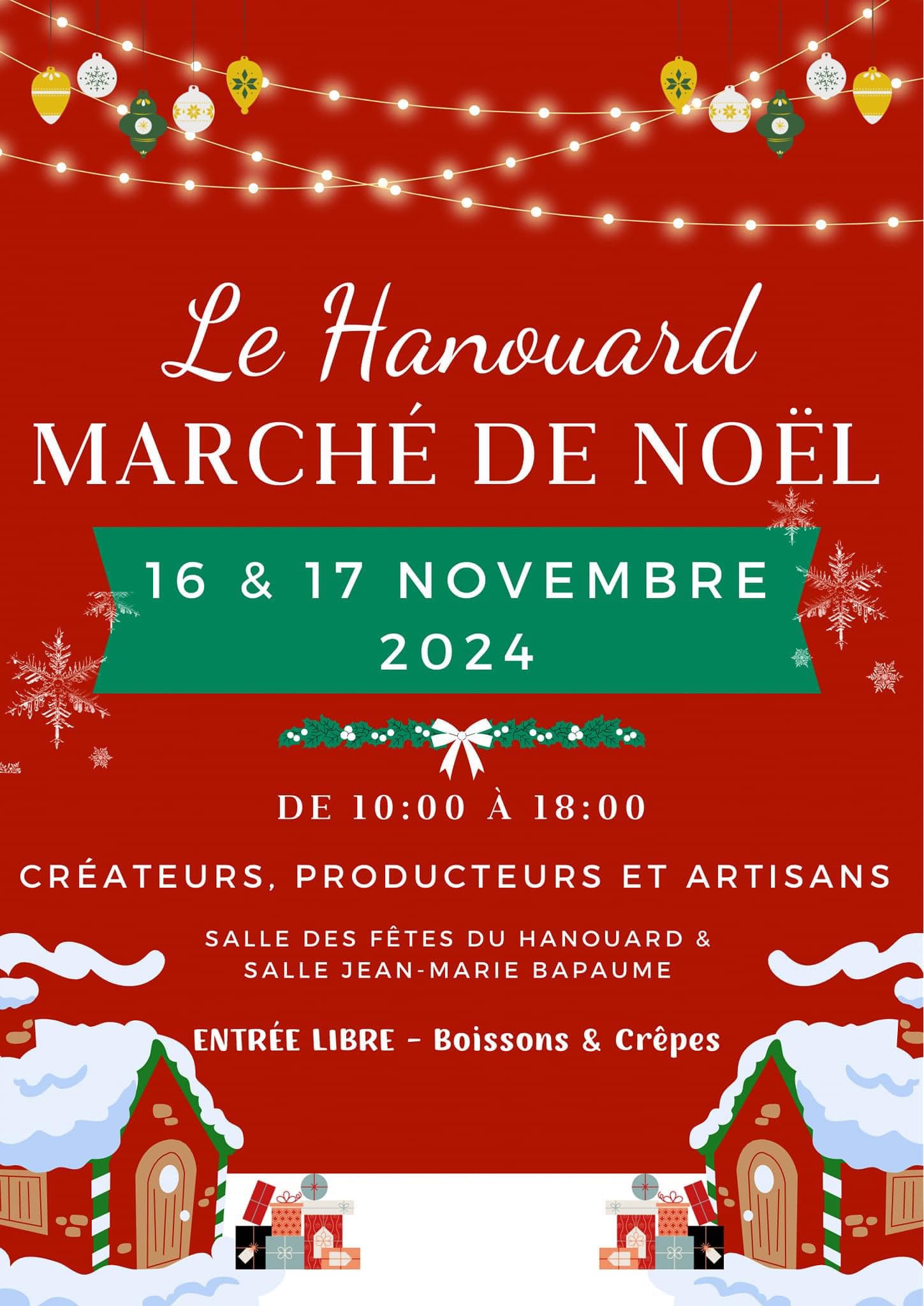 Marché de Noël Du 16 au 17 nov 2024