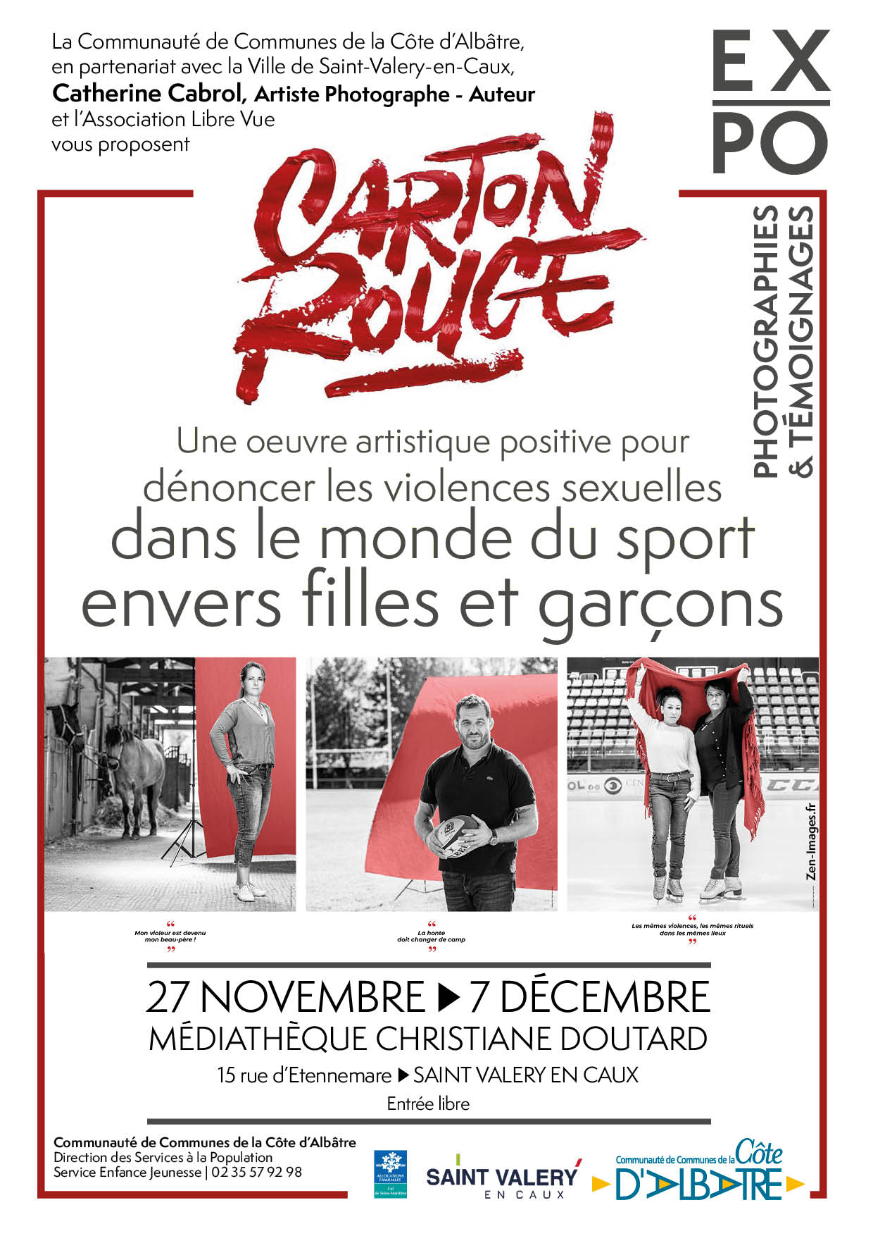 Exposition "carton rouge" Du 27 nov au 7 déc 2024