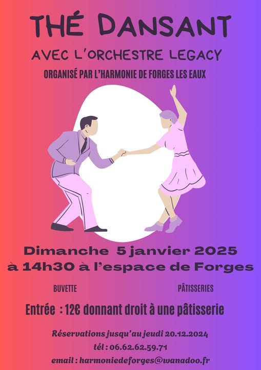 Concert du nouvel an et thé dansant Le 5 janv 2025