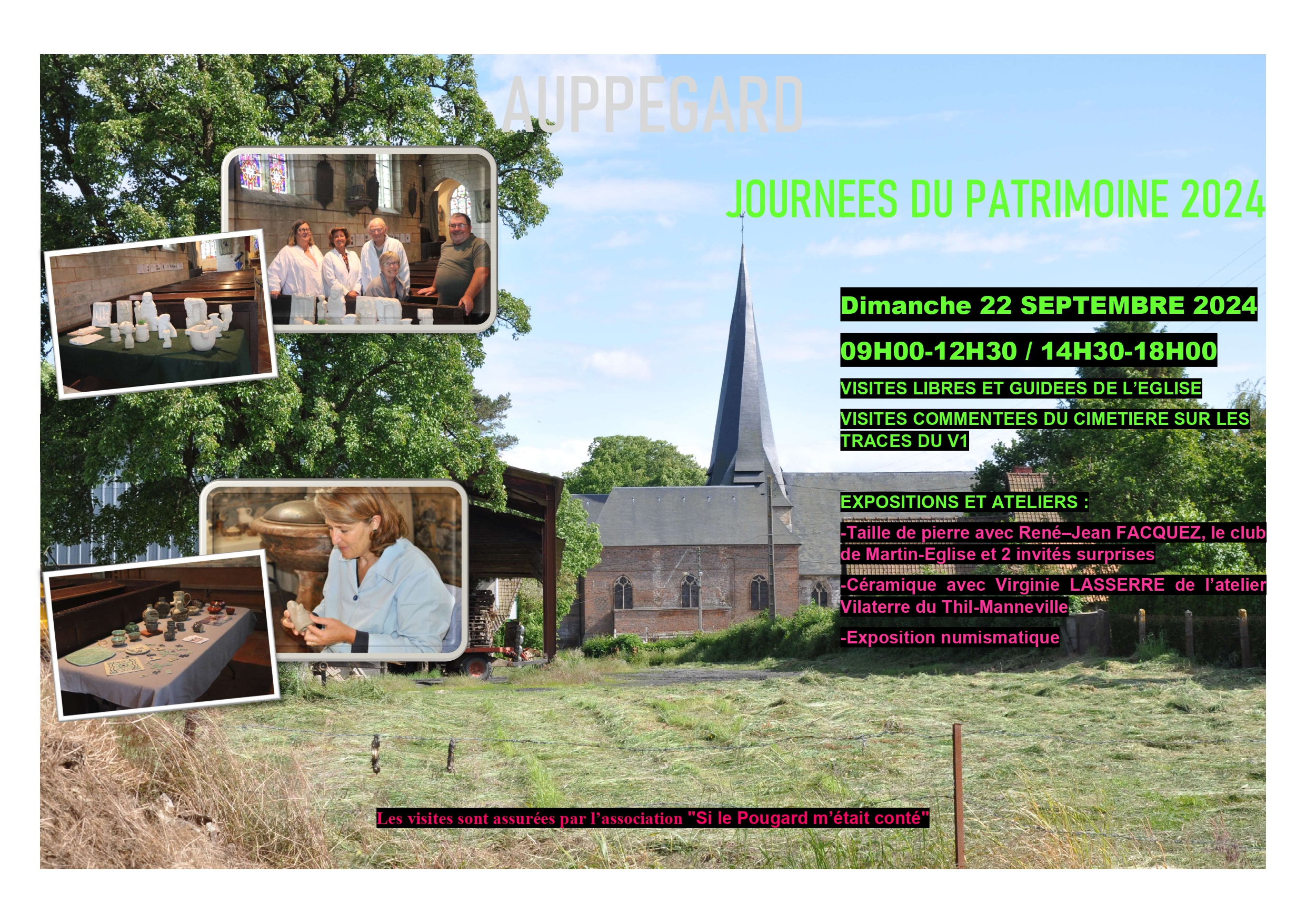 Journée du Patrimoine Le 22 sept 2024