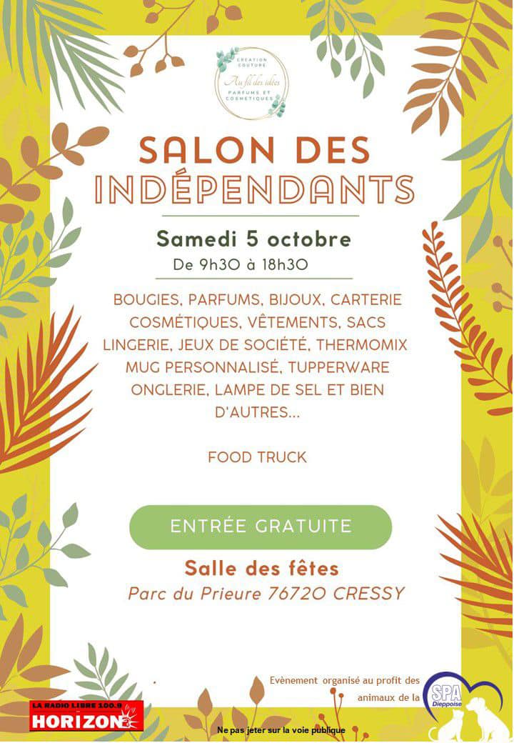 Salon des indépendants Le 5 oct 2024