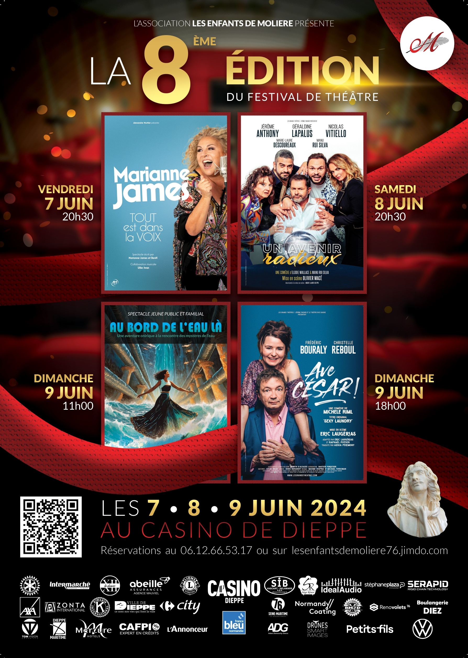 ((Théâtre)) Festival Les Enfants de Molière Du 7 au 9 juin 2024