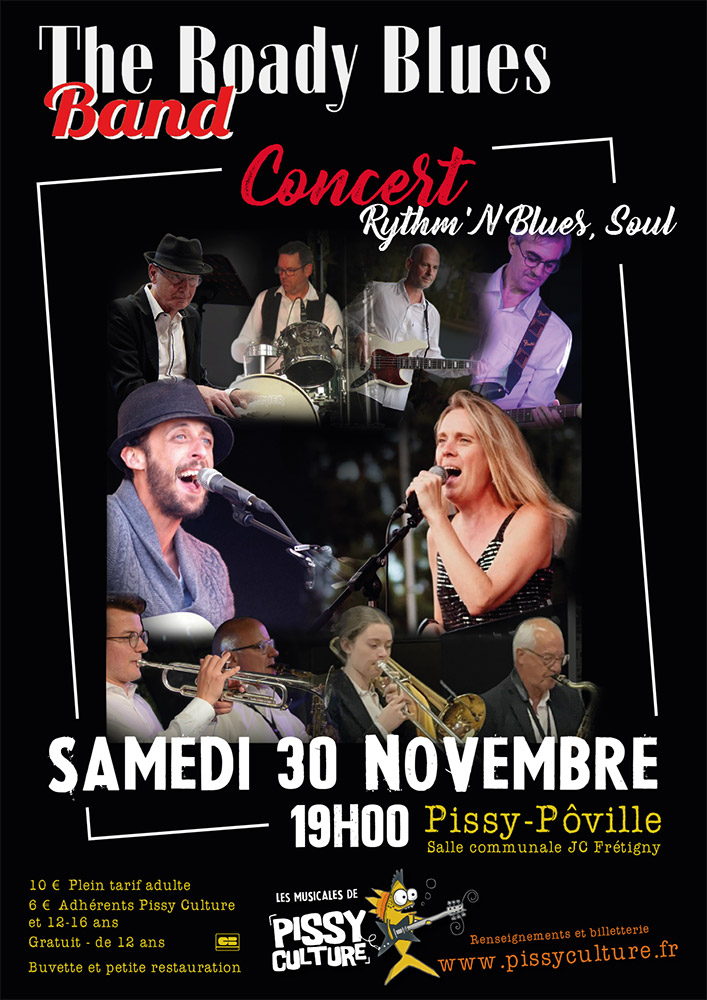 Concert The Roady Blues Band Le 30 nov 2024