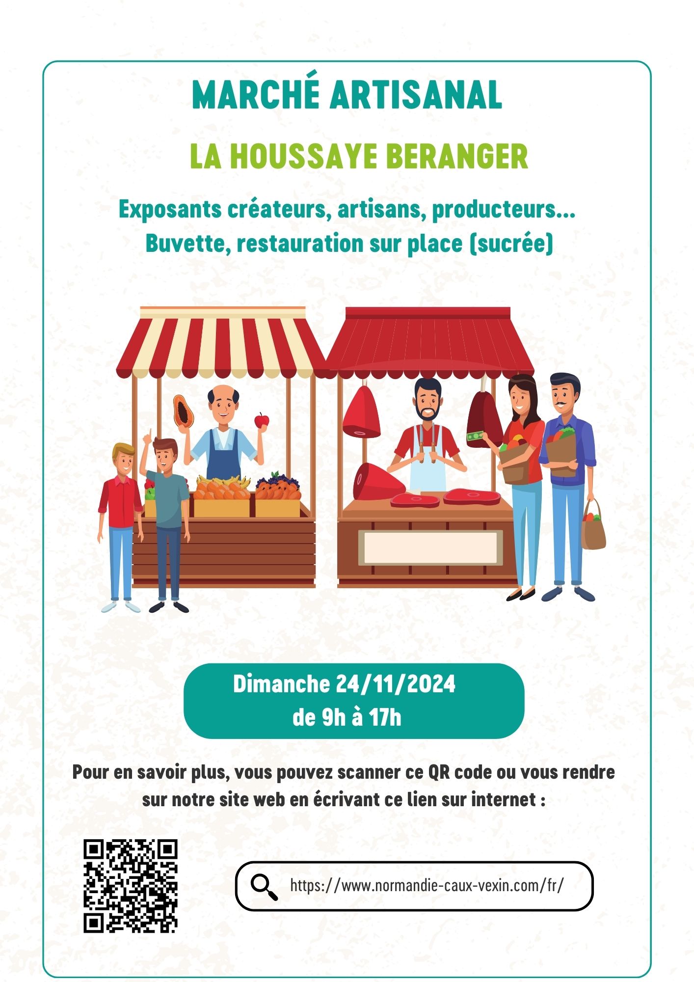 Marché artisanal Le 24 nov 2024