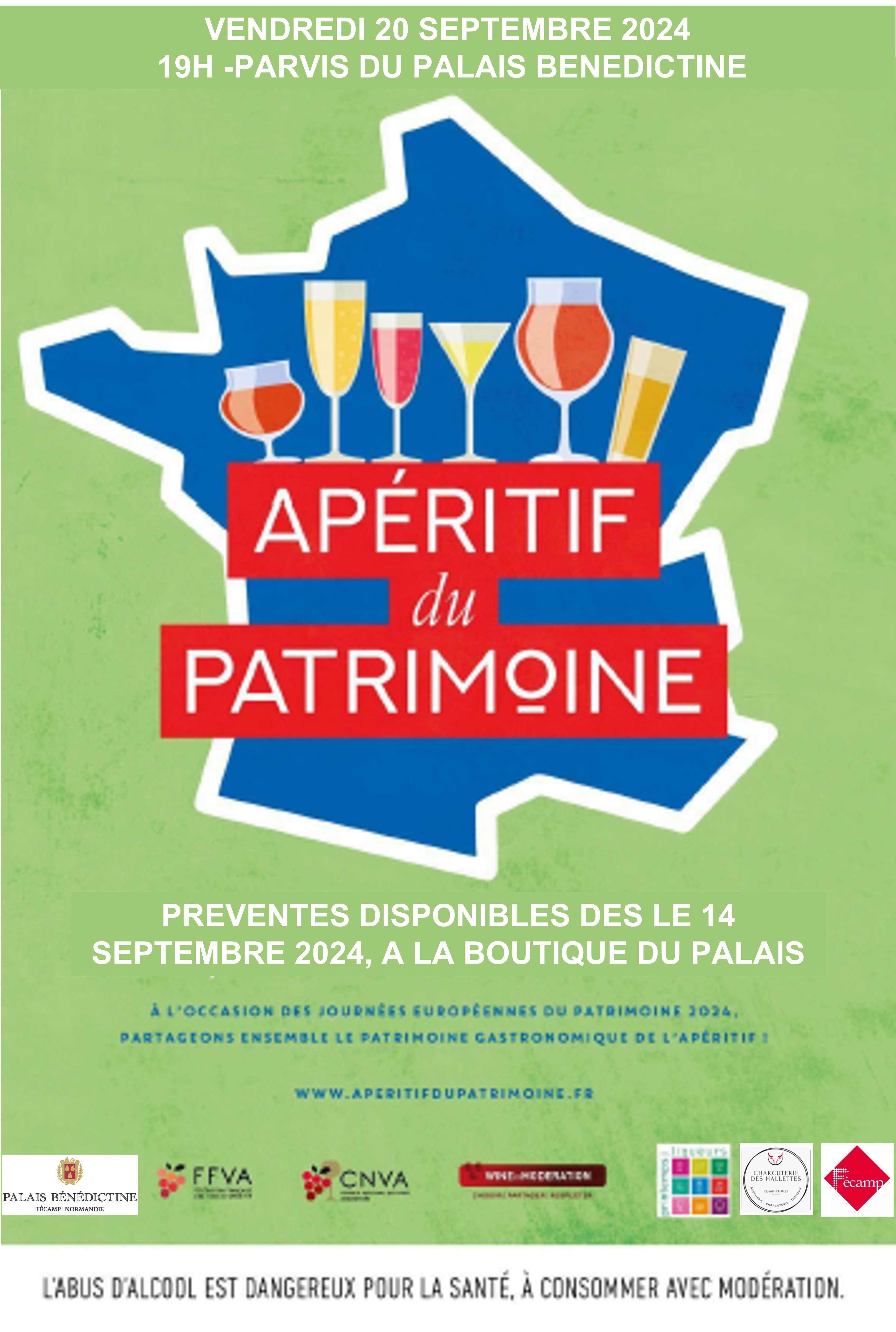 JOURNÉES EUROPÉENNES DU PATRIMOINE - Apéritif... Le 20 sept 2024