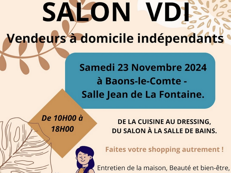 Salon VDI (Vendeurs à Domicile Indépendants) Le 23 nov 2024