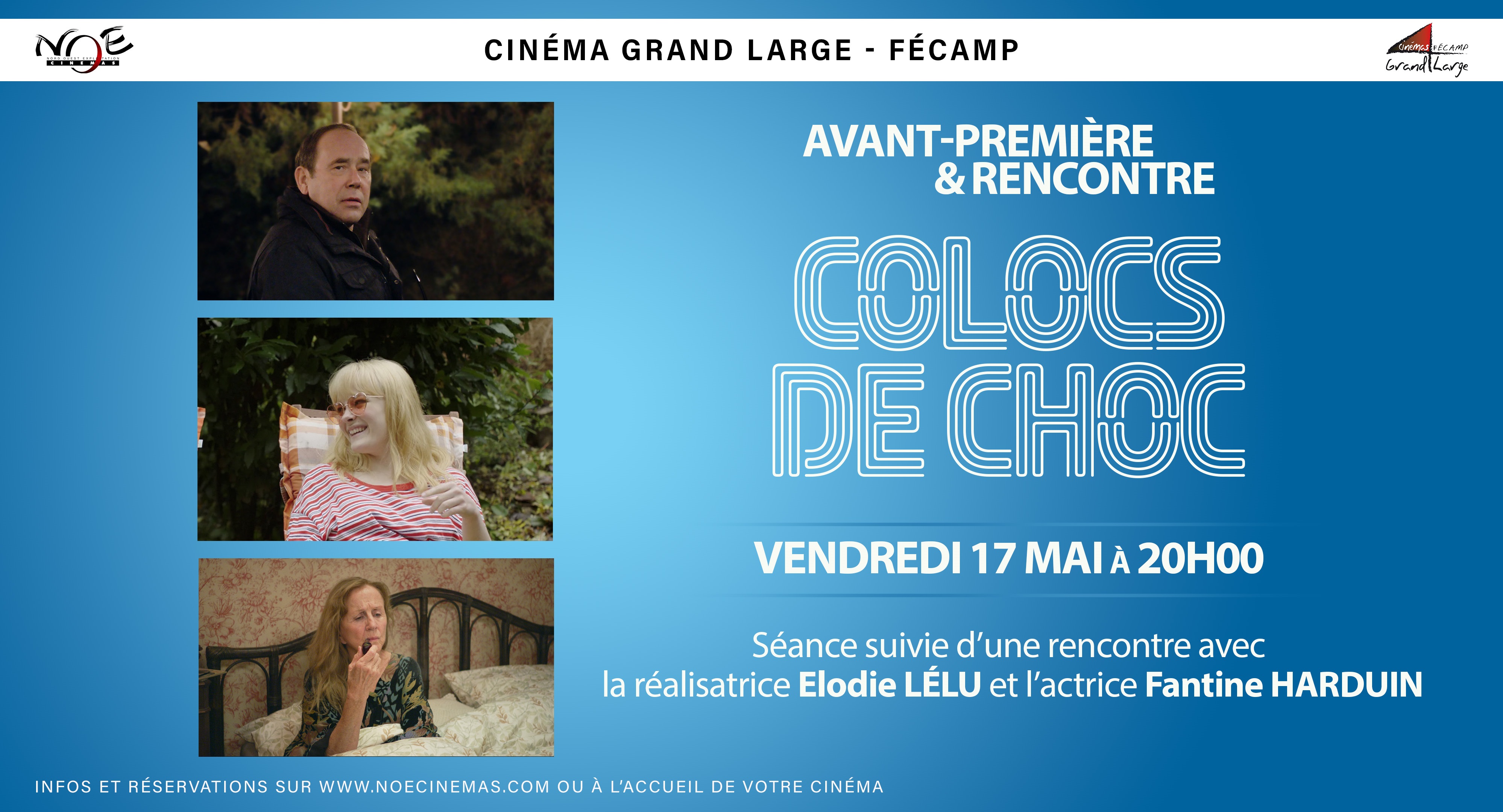 AVANT PREMIERE / RENCONTRE POUR LE FILM COLOC DE CHOC Le 17 mai 2024