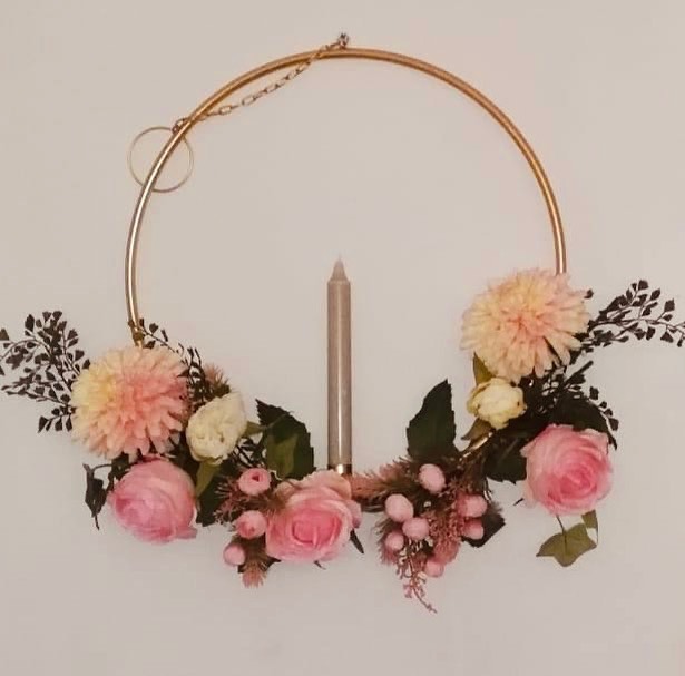 ((Atelier créatif)) Couronne de fleurs