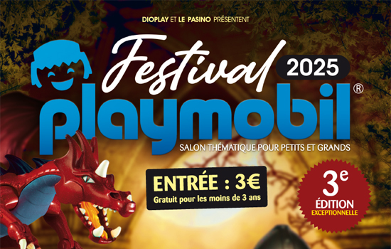 Festival Playmobil® - 3ème édition Du 7 au 9 mars 2025