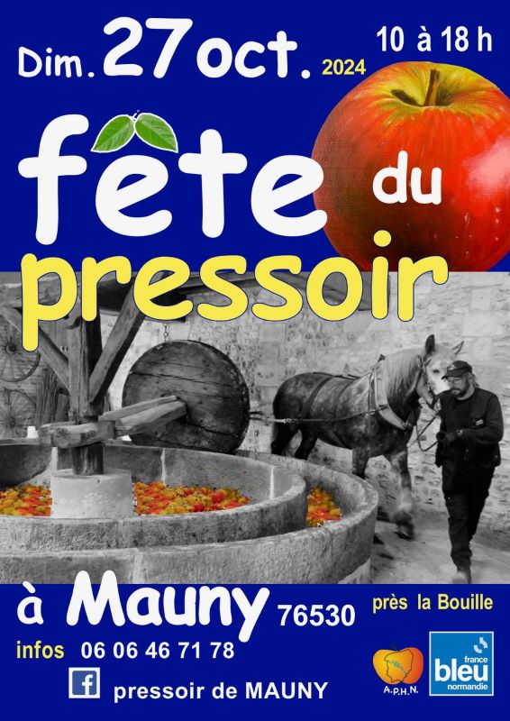 Fête du Pressoir à Mauny Le 27 oct 2024