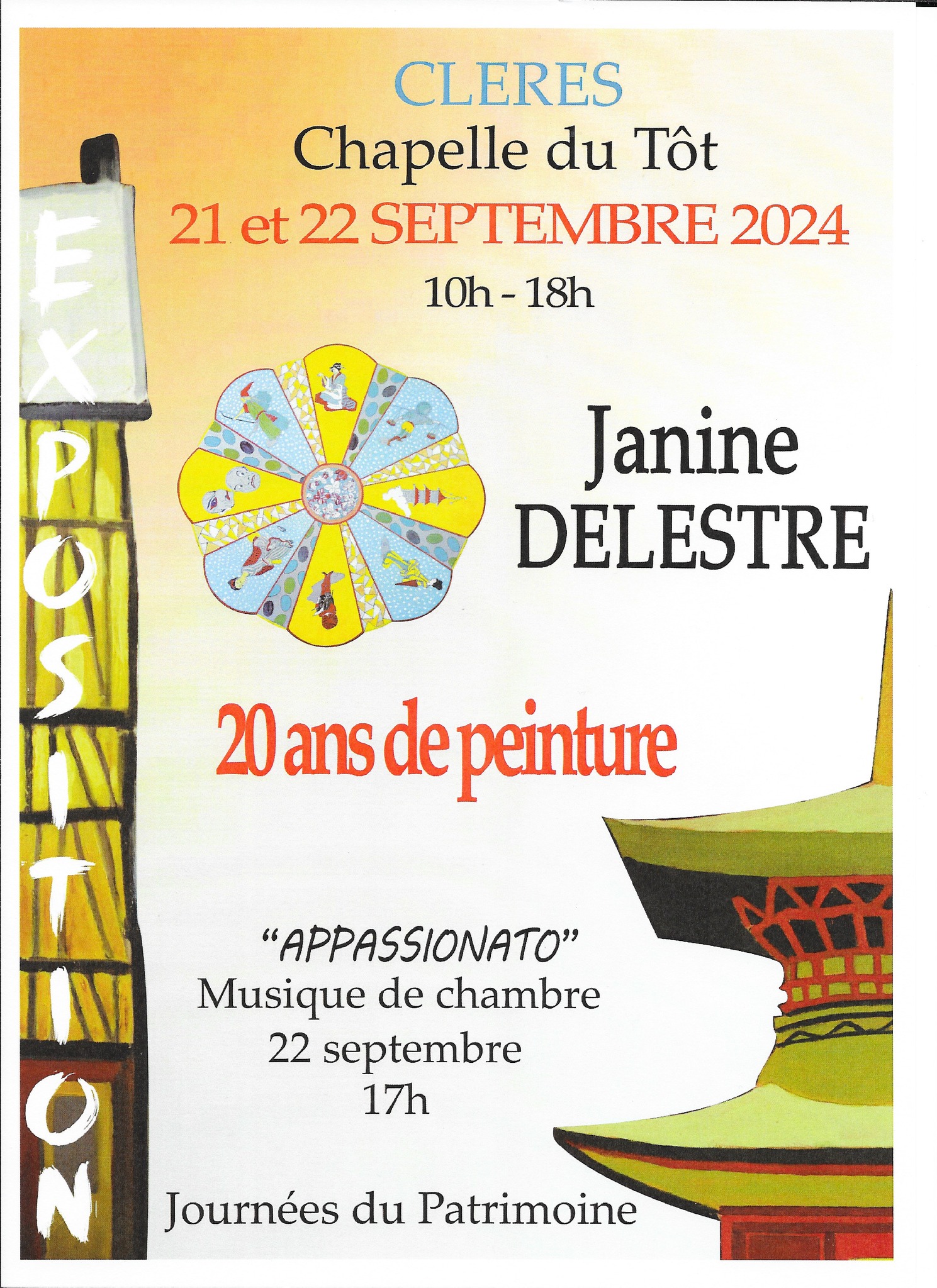 Journées européeenes du patrimoine ((Exposition)) Du 21 au 22 sept 2024