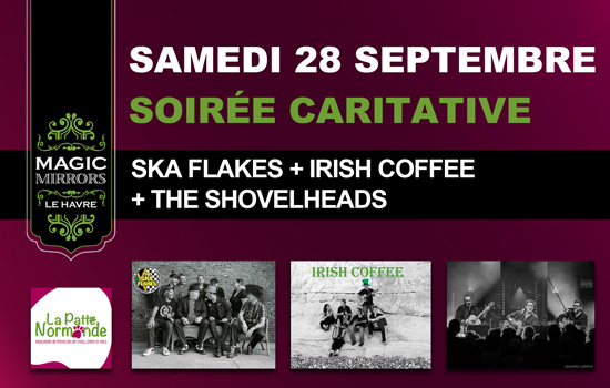 Concert : Ska Flakes + Irish Coffee + ShovelHeads