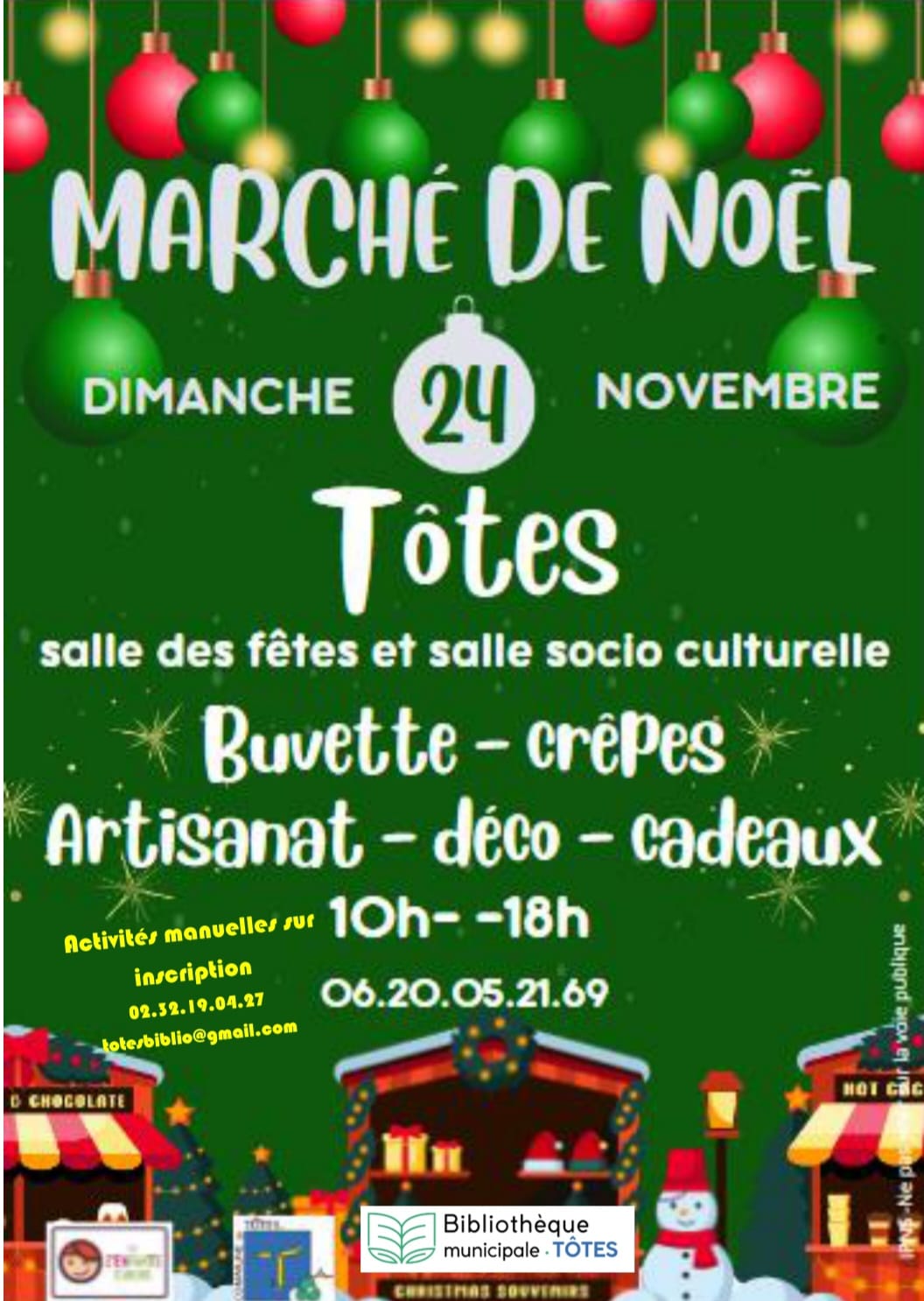 Marché de noël Le 24 nov 2024