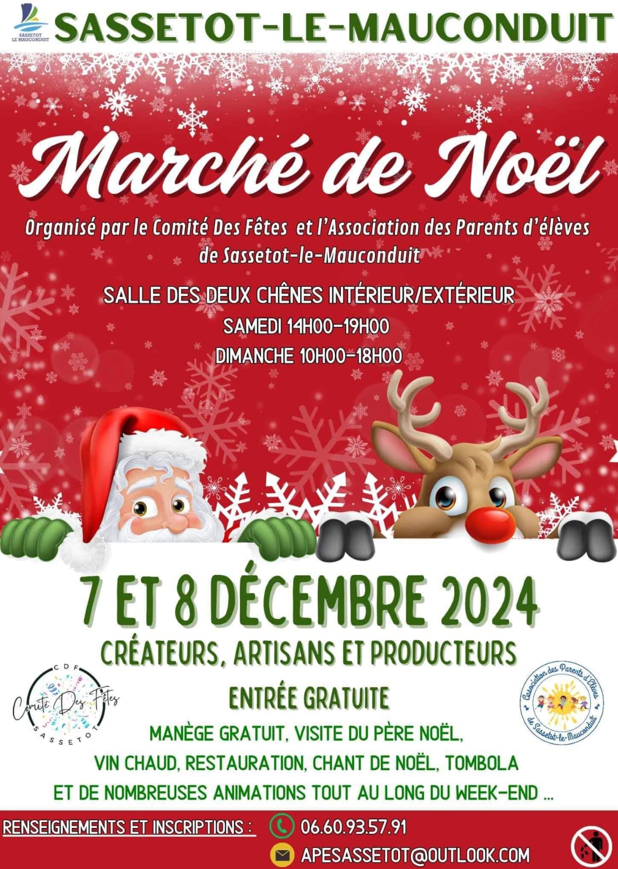 Marché de Noël à Sassetot-le-Mauconduit Du 7 au 8 déc 2024