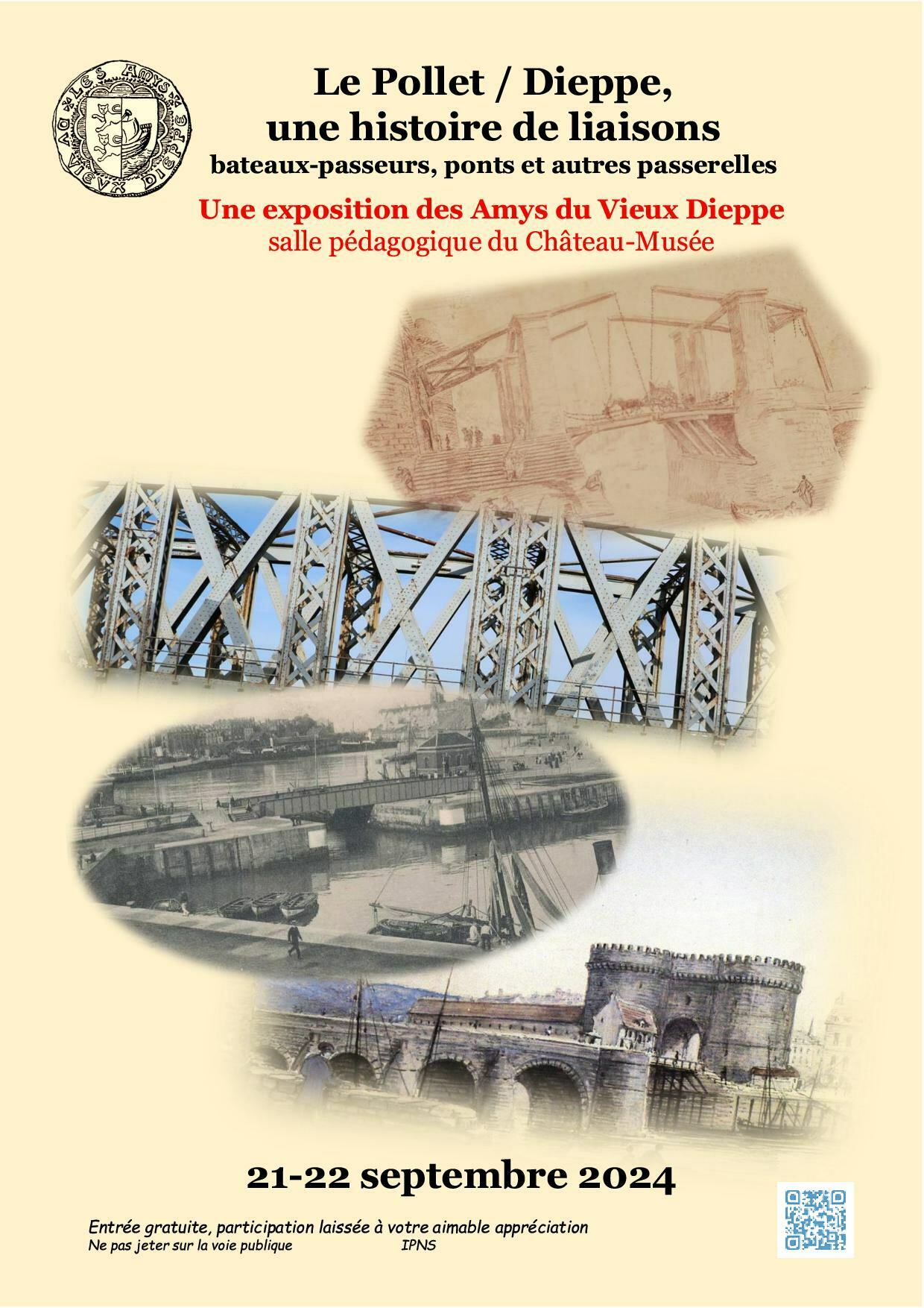 ((Exposition)) Le Pollet & Dieppe, une histoire de liaisons Du 21 au 22 sept 2024