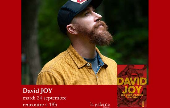 Rencontre : David Joy Le 24 sept 2024