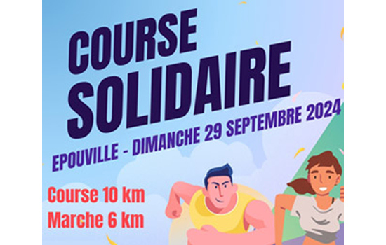 Course solidaire Le 29 sept 2024