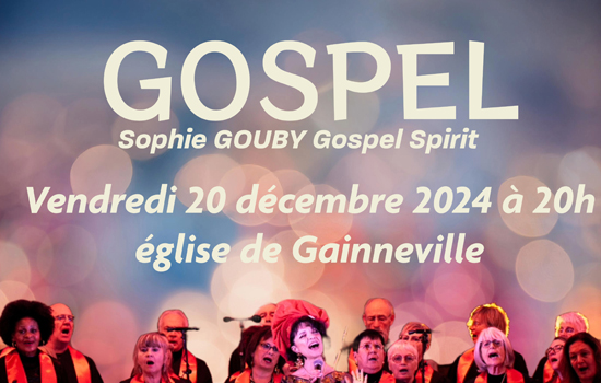 Concert de Noël : Le Sophie GOUBY Gospel Spirit Le 20 déc 2024