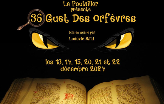 Théâtre : "36 Guet des orfèvres" Du 13 au 22 déc 2024