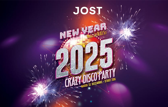 JOST New Year Crazy Disco Le 31 déc 2024