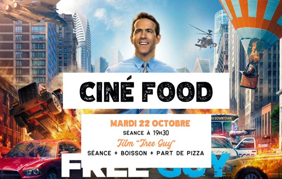 Ciné food : "Free Guy" Le 22 oct 2024