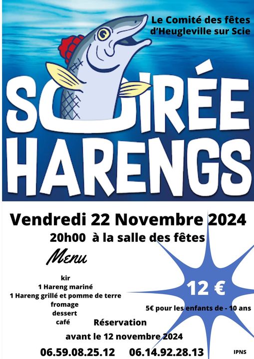 Soirée Harengs Le 22 nov 2024