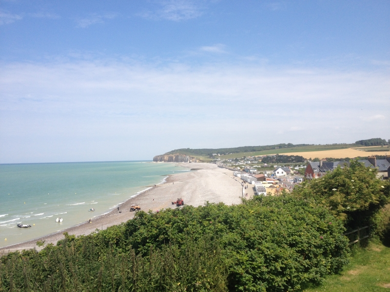 Vue sur Quiberville plage