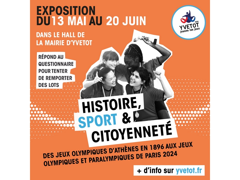 Exposition - Histoire, sport et citoyenneté Du 18 mai au 15 juin 2024