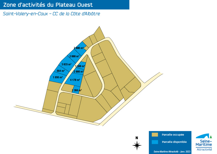 ZA Plateau Ouest - St-Valery-en-Caux - Janv. 23, ©SMA2023