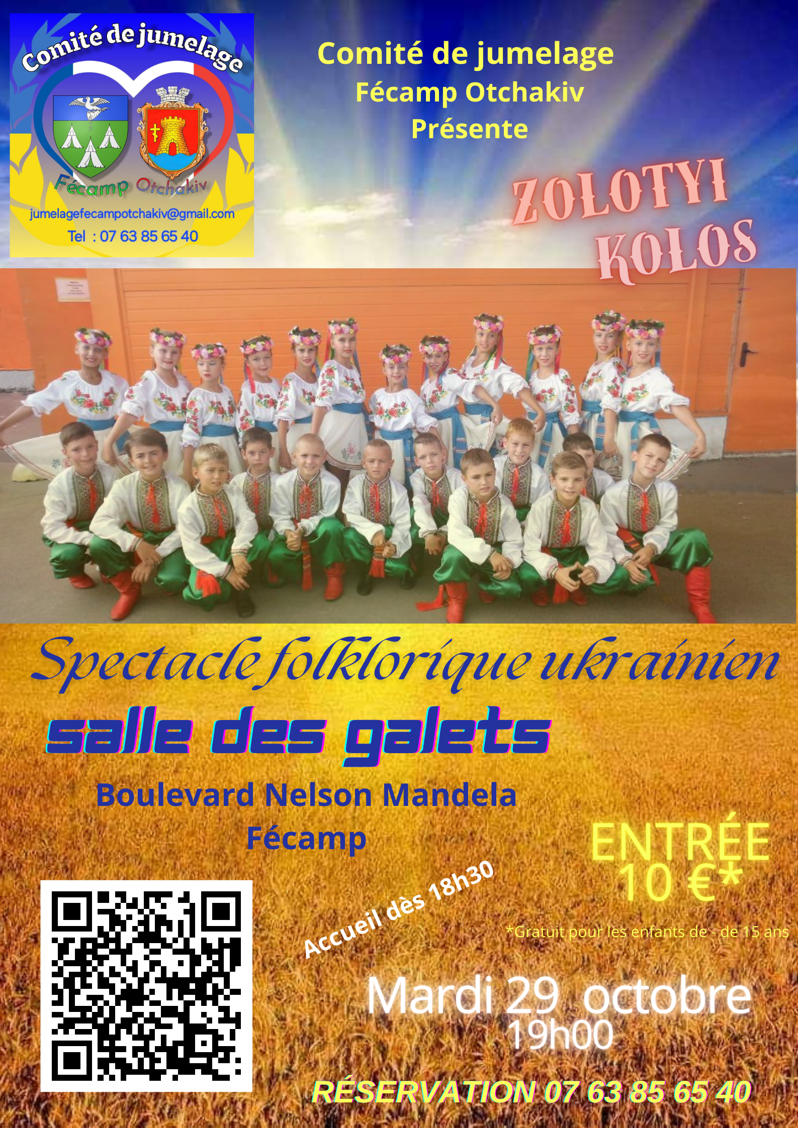 SPECTACLE FOLKLORIQUE UKRAINIEN Le 29 oct 2024