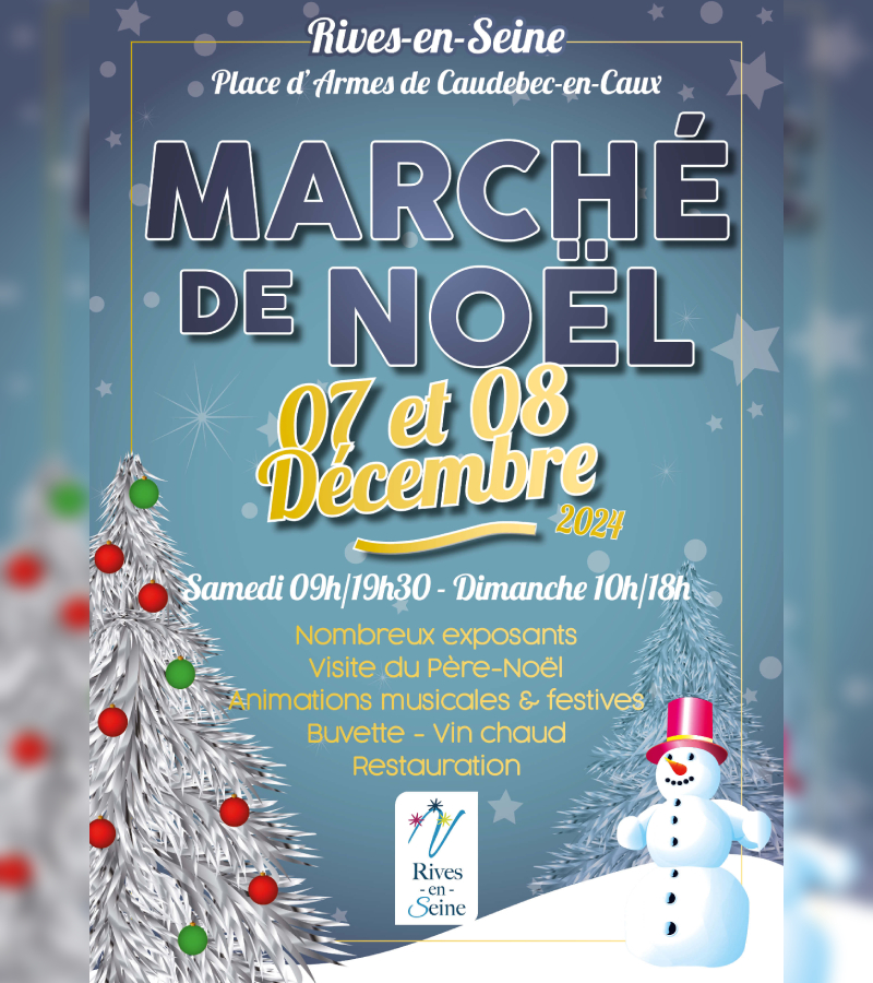 Marché de Noël de Rives-en-Seine Du 7 au 8 déc 2024