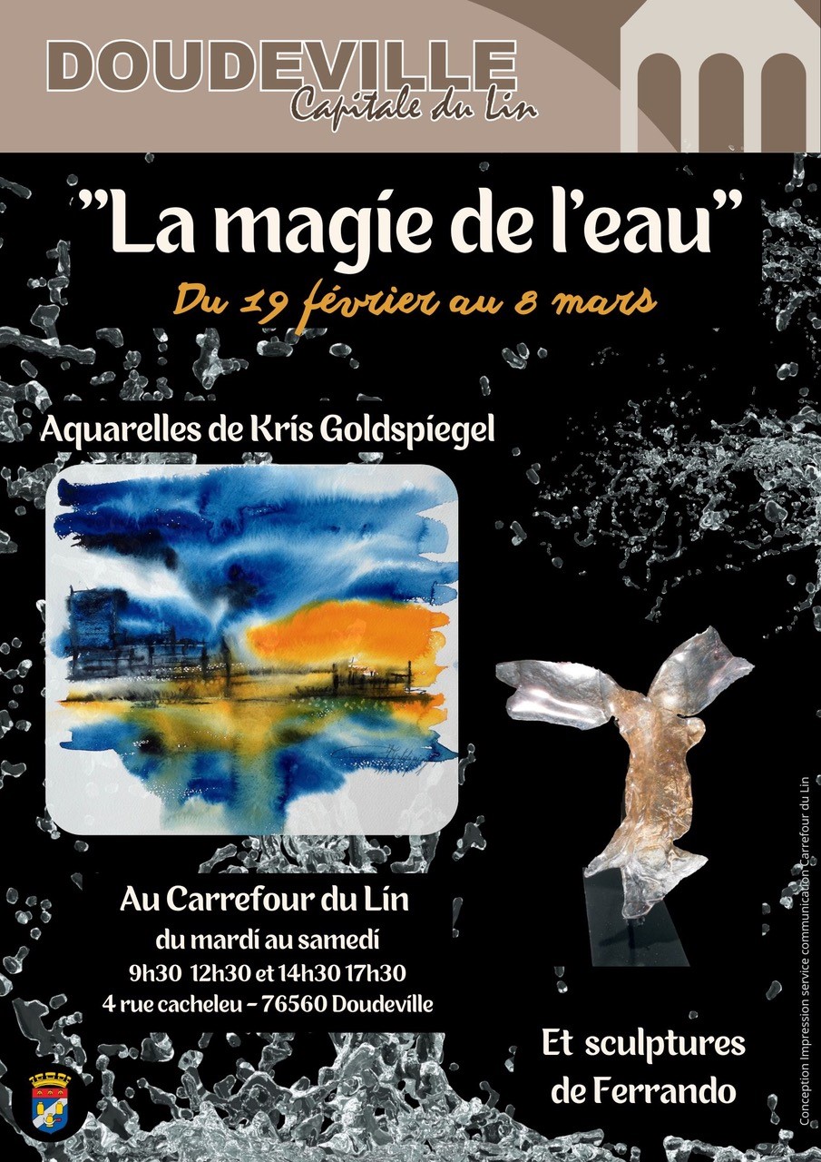 Exposition spéciale aquarelle avec Kris Goldspiegel Du 19 fév au 8 mars 2025