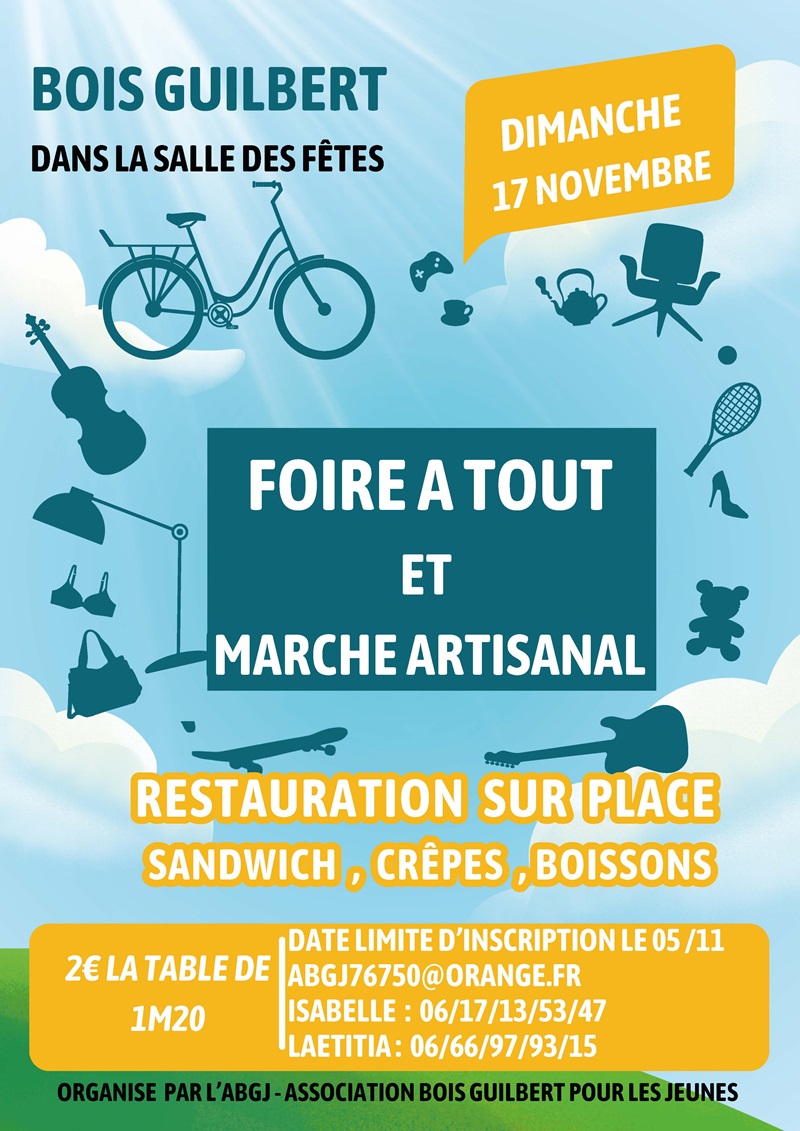 Marché artisanal Le 17 nov 2024