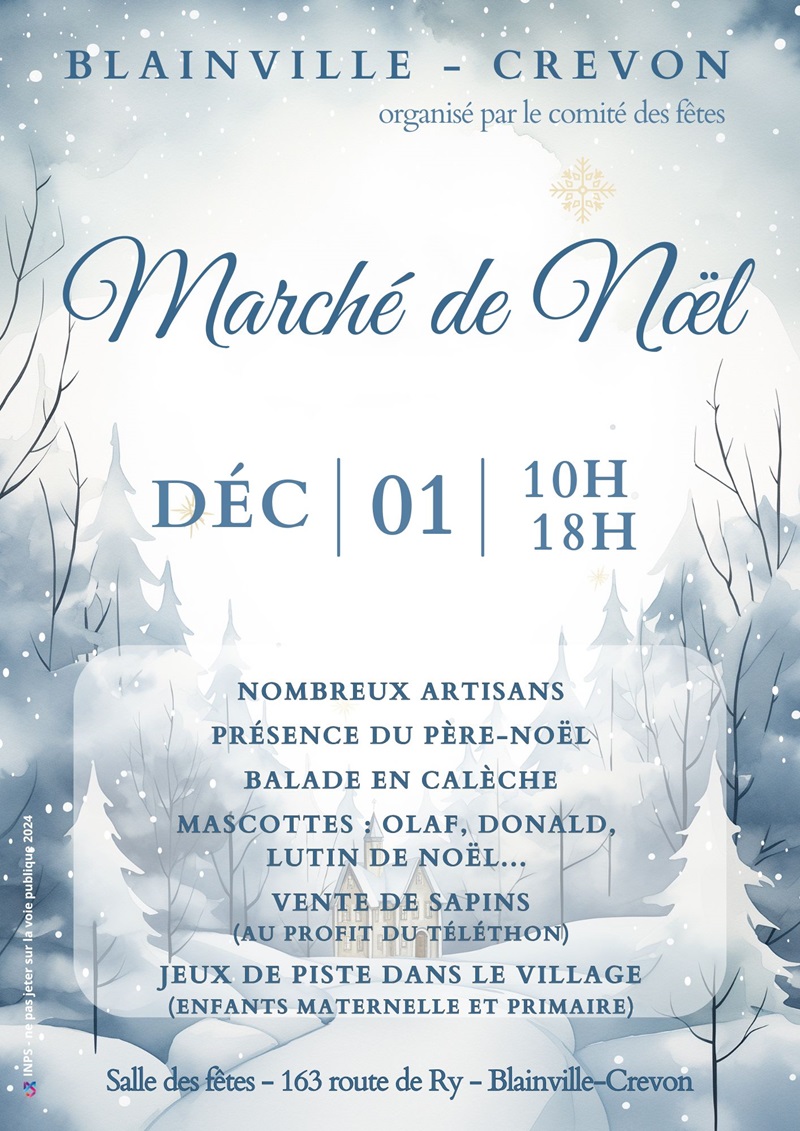 Marché de Noël Le 1 déc 2024