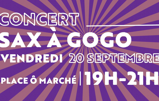 Concert : Sax à Gogo Le 20 sept 2024