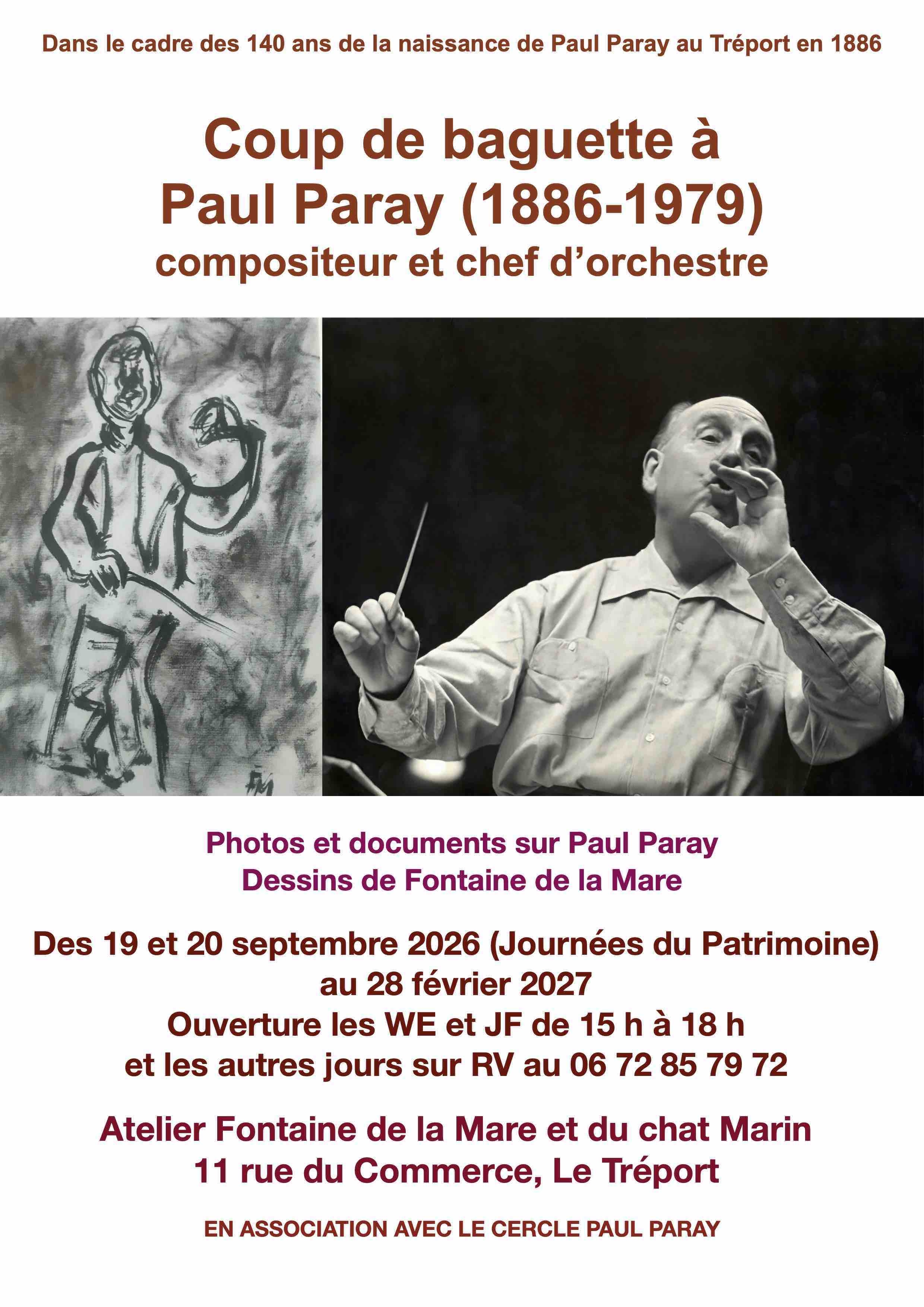 Exposition : «Coup de baguette à Paul Paray (1886-1979)»