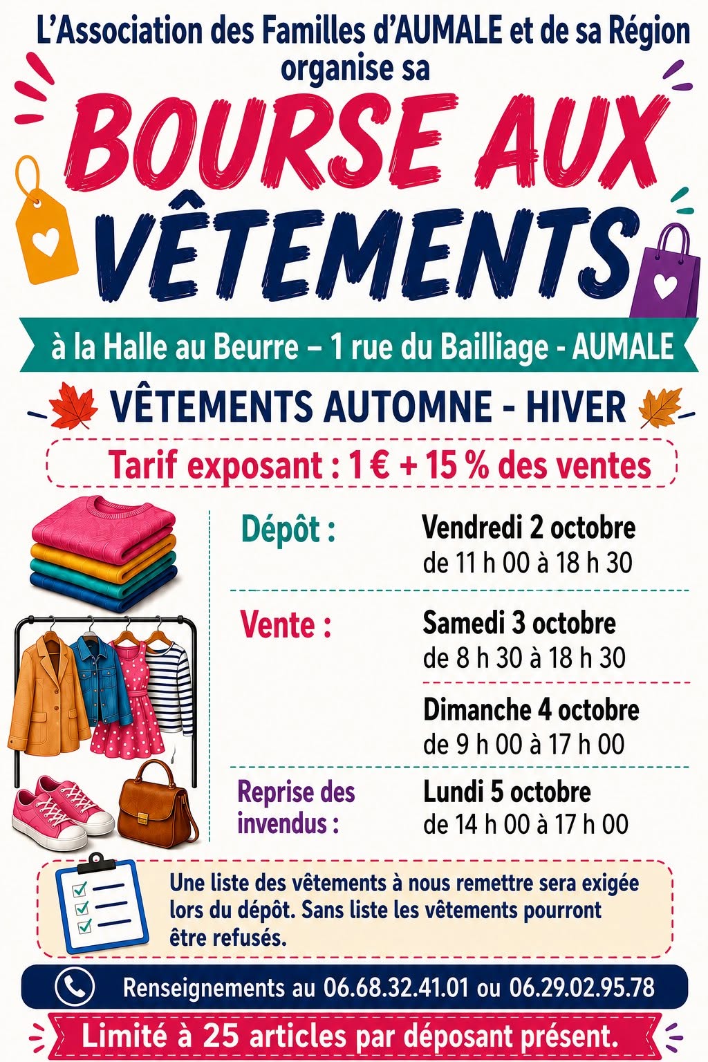 2-5 OCT - VËTEMENT aumale - ©associationdesfamillesaumale-2026 2-5 OCT - VËTEMENT aumale