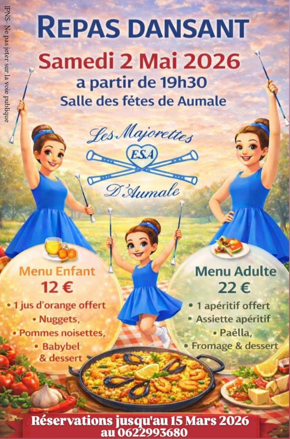 2 mai - repas - les majorettes 2 mai - repas