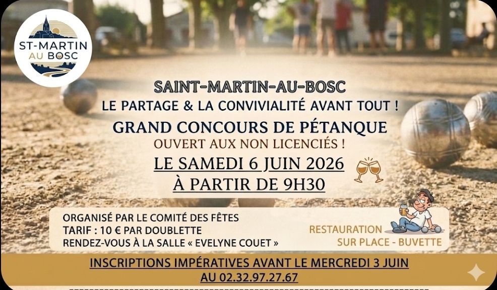 6 juin - pétanque - ©comité des fêtes 6 juin - pétanque