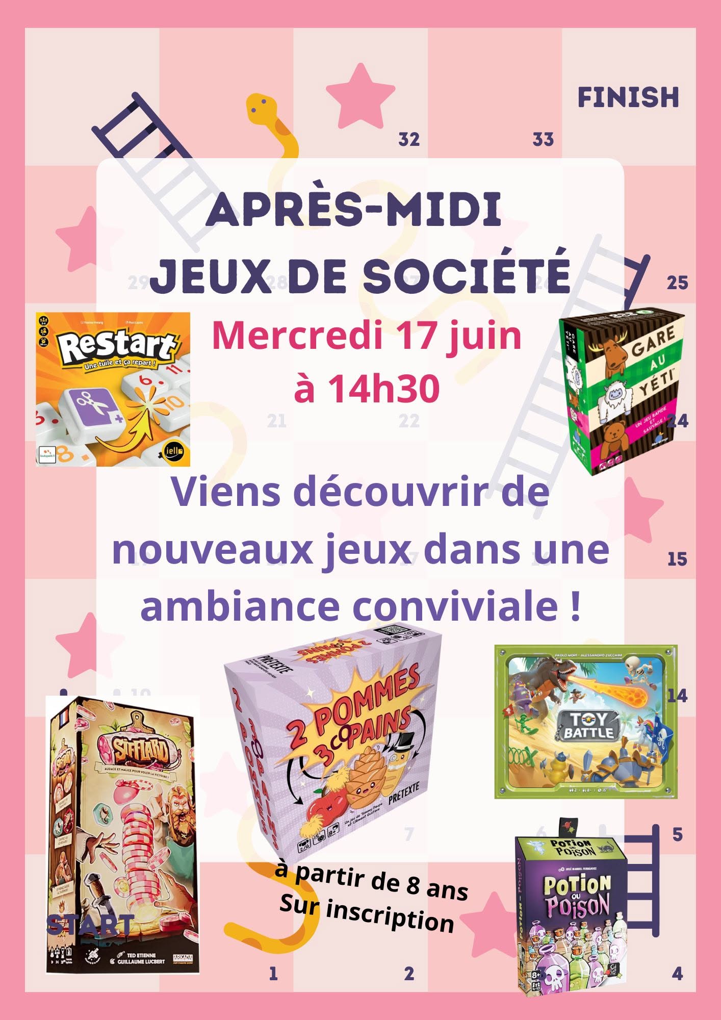 Après-midi jeux de société