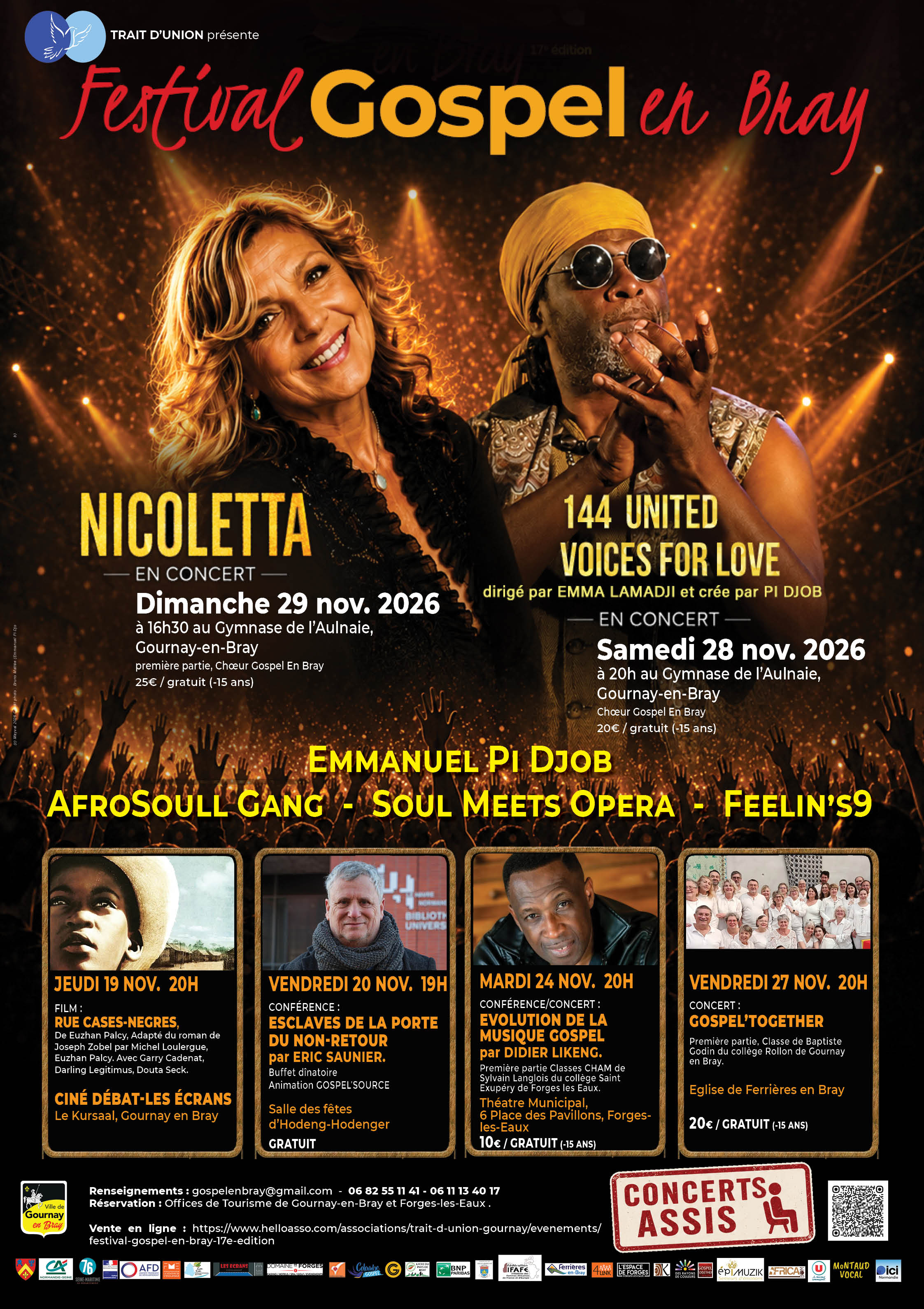 Concert 144 United Voices for Love - Festival Gospel en Bray