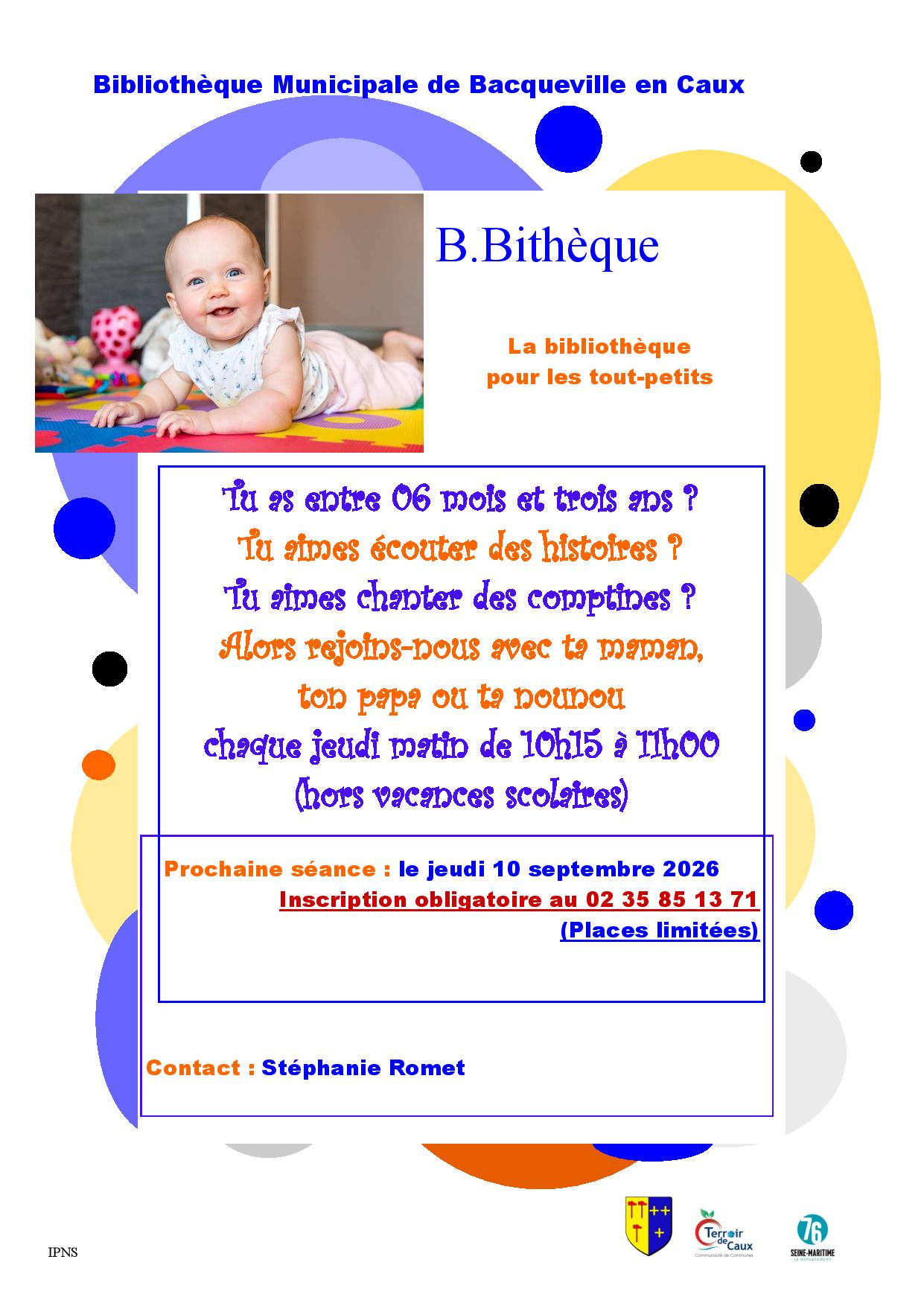 B.Bithèque (la biblothèque pour les tout-petits)