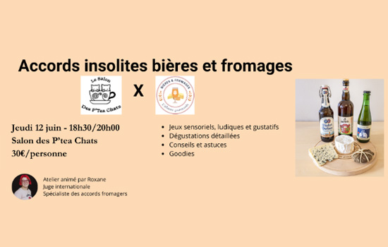 Atelier : Accords insolites bières et fromages