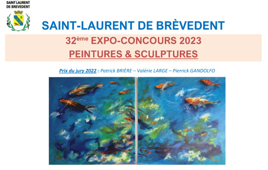 Affiche 32ème exposition Peintures et Sculptures