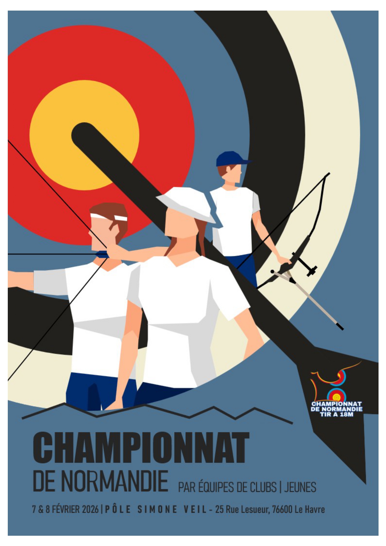 Affiche - Championnats régionaux de tir à l’arc