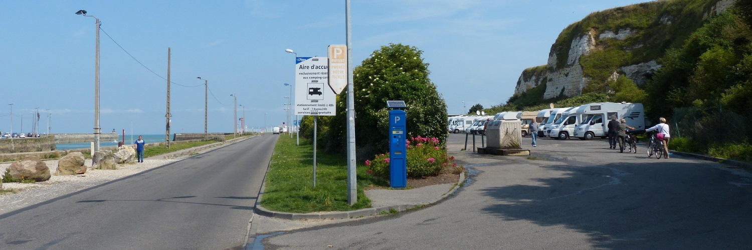 Aire de stationnement et de service de Dieppe SeineMaritime, La Normandie impressionnante